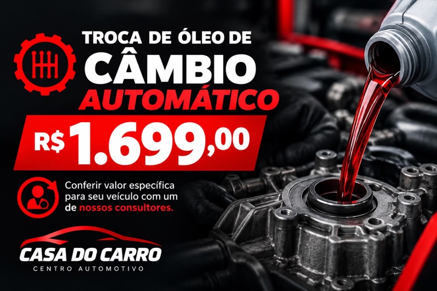 Troca de óleo de câmbio automático