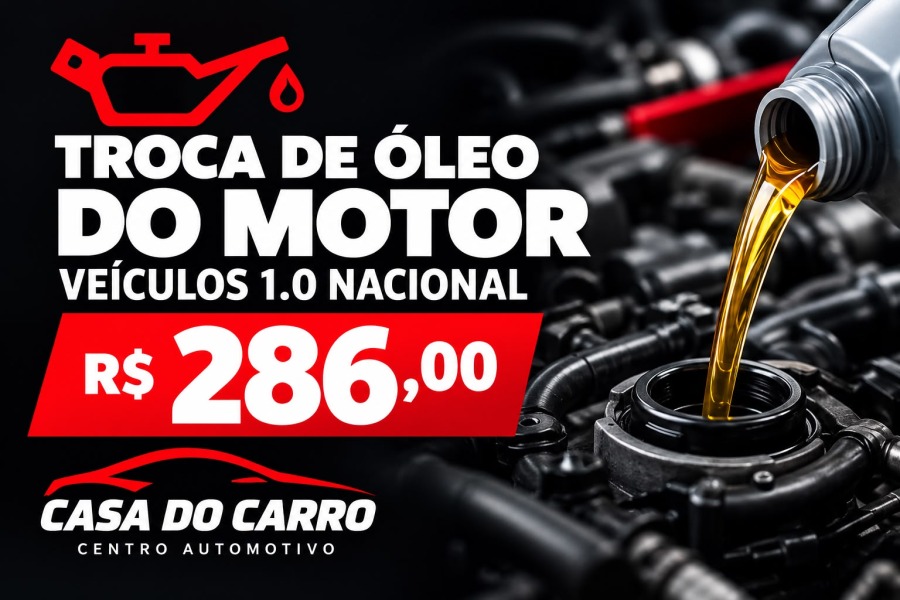 Troca de óleo do motor