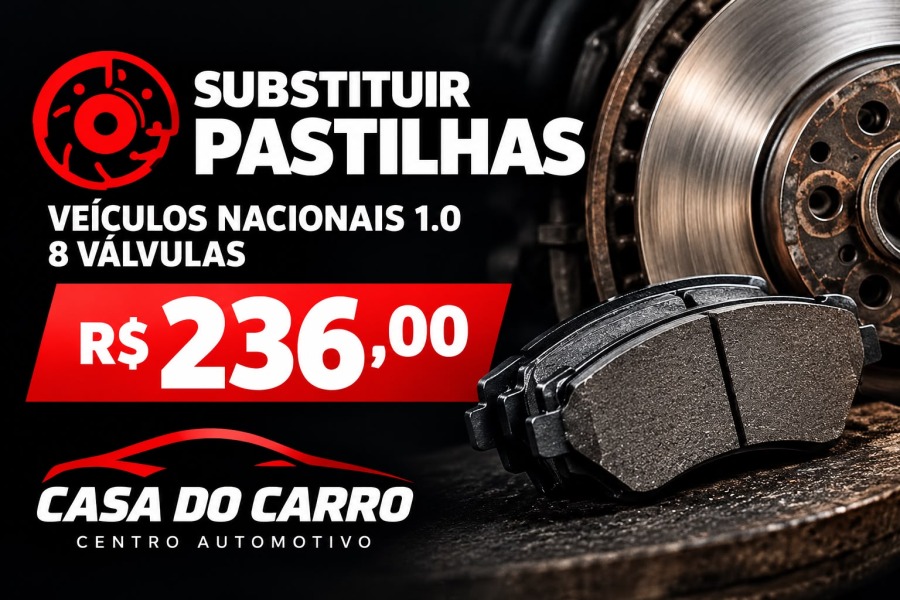 Substituição de pastilhas